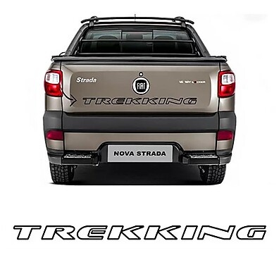 Faixa Traseira Strada Trekking: Personalize Já!