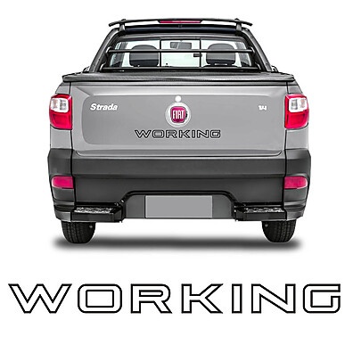 Faixa Traseira Strada Working: Personalize e Proteja!