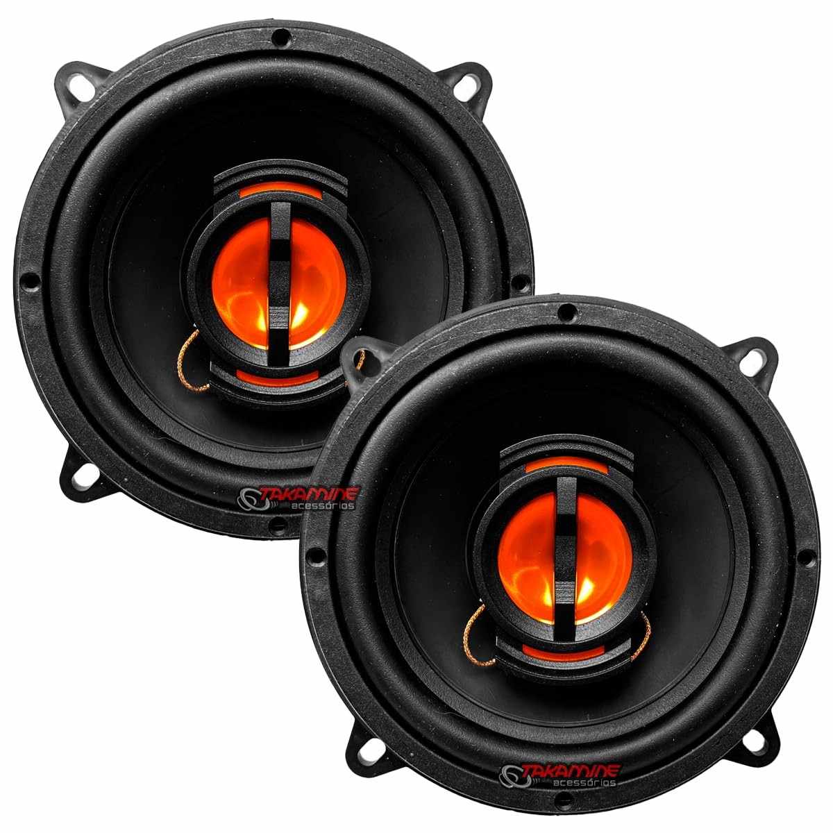 Kit Par de Alto Falantes JB Flex 5" 110W RMS Leson: Som Potente e Cristalino para Seu Carro