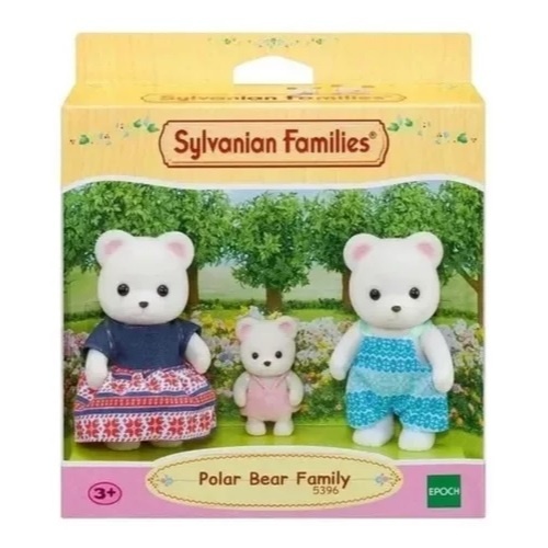Família de Ursos Polares Sylvanian Families: Aventura no Ártico!