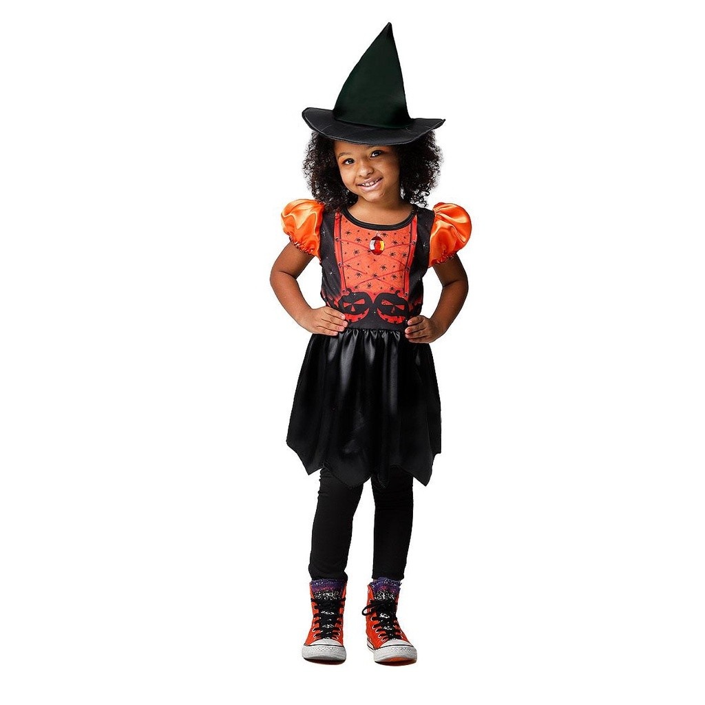 Fantasia de Bruxinha Sabrina: Halloween Divertido!