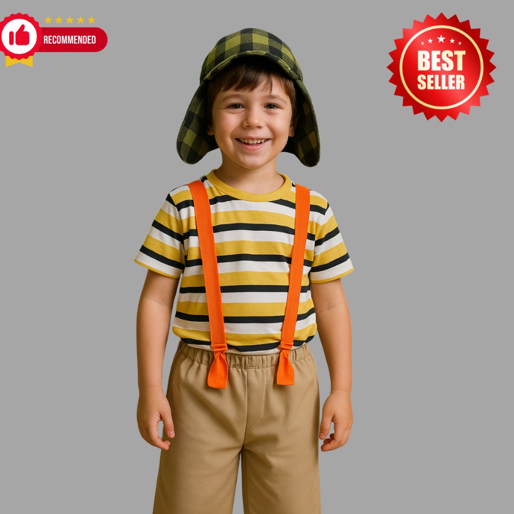 Fantasia Infantil Chaves Completa - Envio Imediato