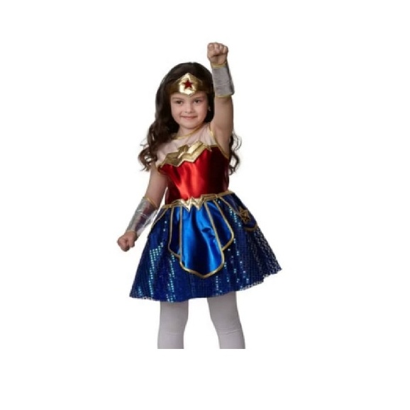 Fantasia Mulher Maravilha Luxo Infantil: Brilhe!