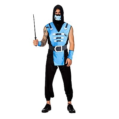 fantasia-ninja-samurai-azul-domine-a-sombra