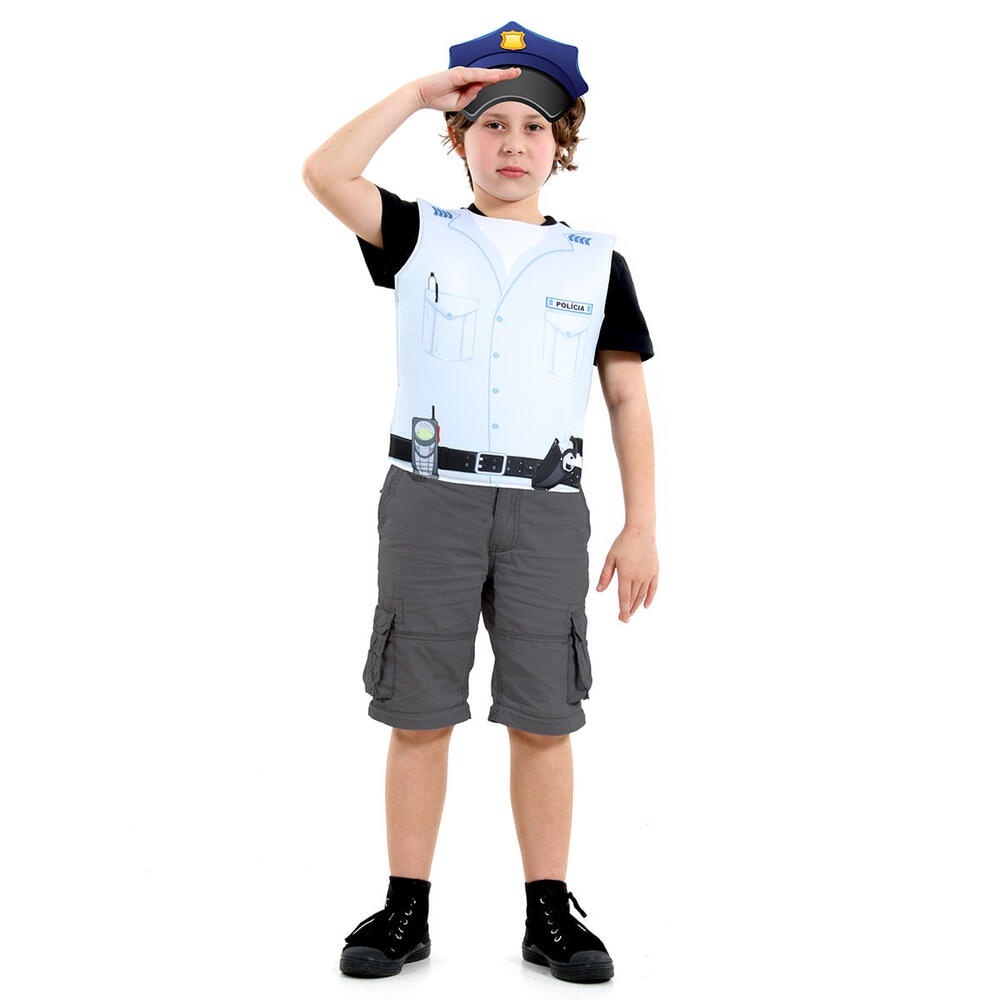 Fantasia Policial Infantil: Kit Completo!