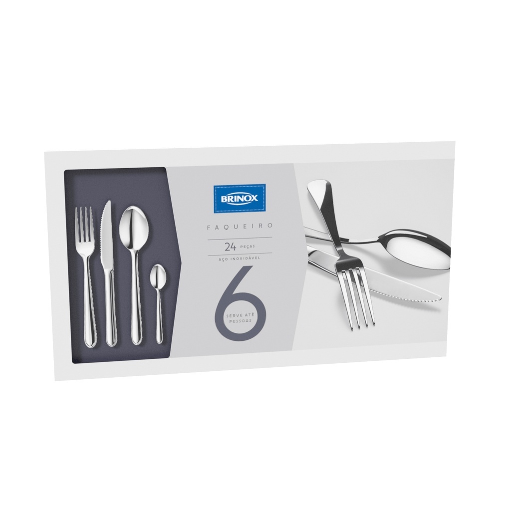Faqueiro Brinox Lyon: Elegância em Aço Inox