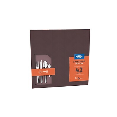 Faqueiro Brinox Módena 42 Peças: Elegância e Durabilidade na Mesa