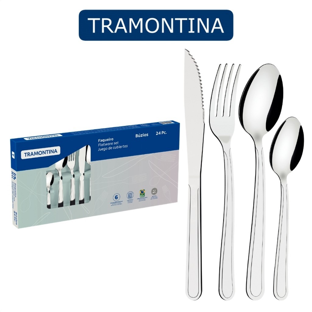 Faqueiro Tramontina Búzios 24 Peças: Elegância à Mesa!