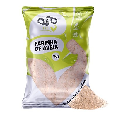 Farinha de Aveia 1Kg: Energia e Saúde!