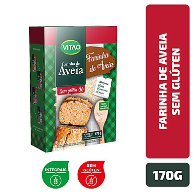 Farinha de Aveia Sem Glúten Vitao 170g: Poderosa e Natural