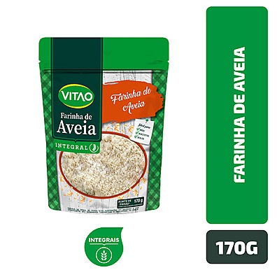 Farinha de Aveia Vitao: Saúde e Sabor em 170g
