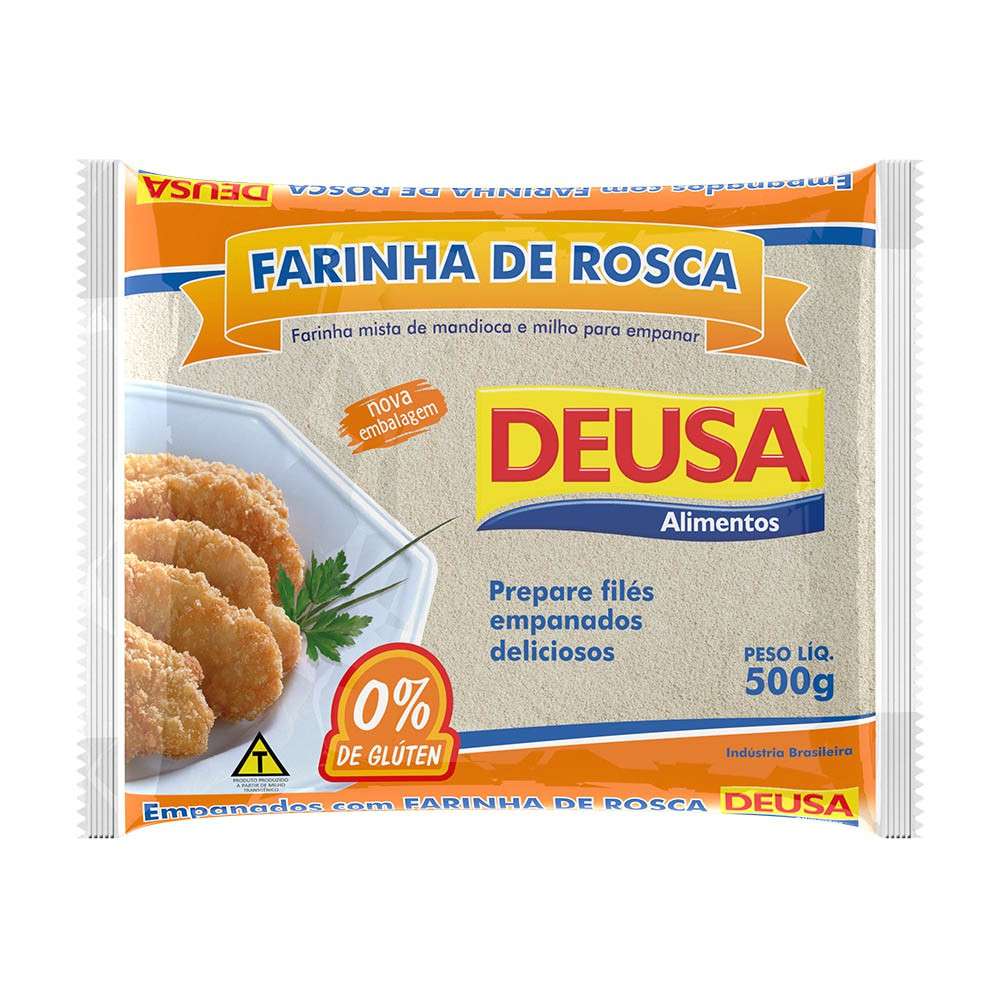 Farinha de Rosca Deusa 500g: Empanados Perfeitos