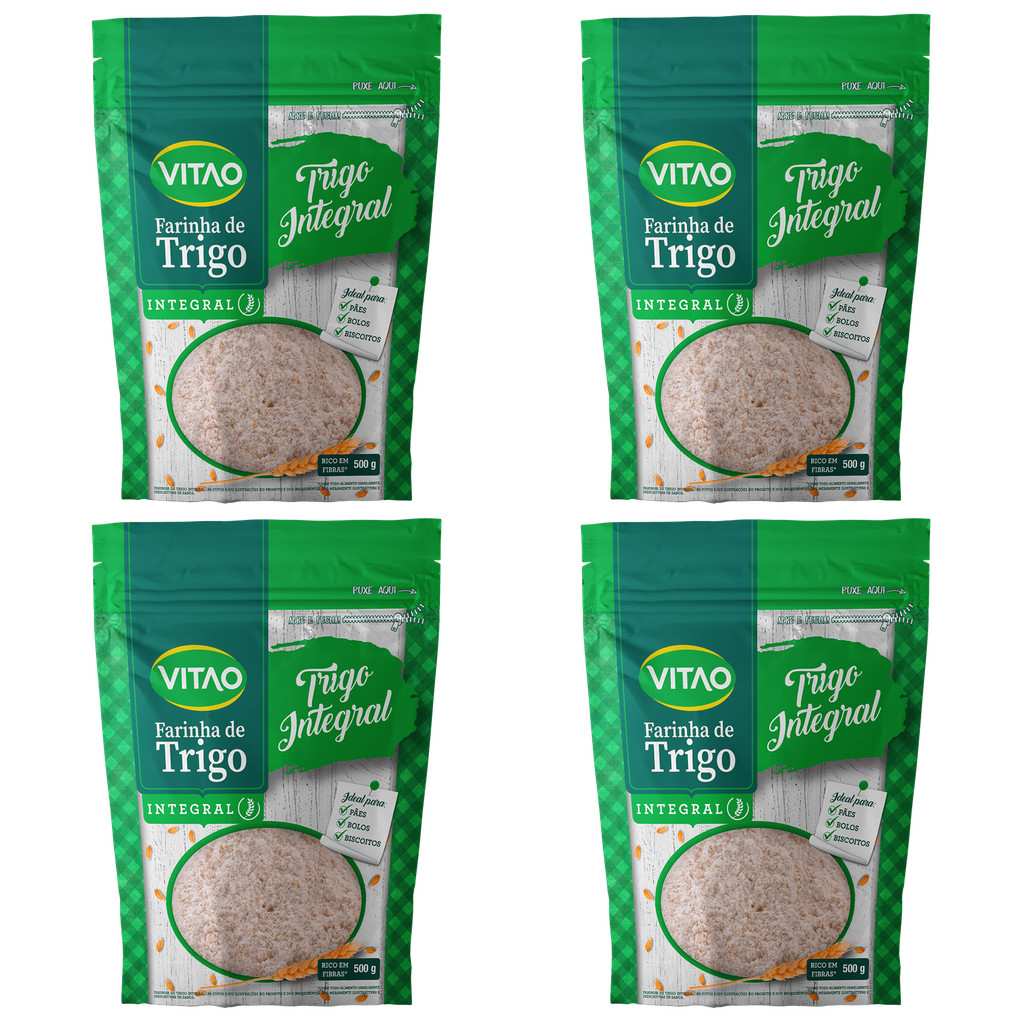 Farinha de Trigo Integral Vitao: Saúde e Sabor!