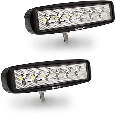 Farol Auxiliar Tarponn Retangular 6 LED – Potência e Durabilidade
