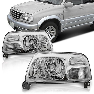 Farol Cromado Grand Vitara 98-2003: Design e Qualidade