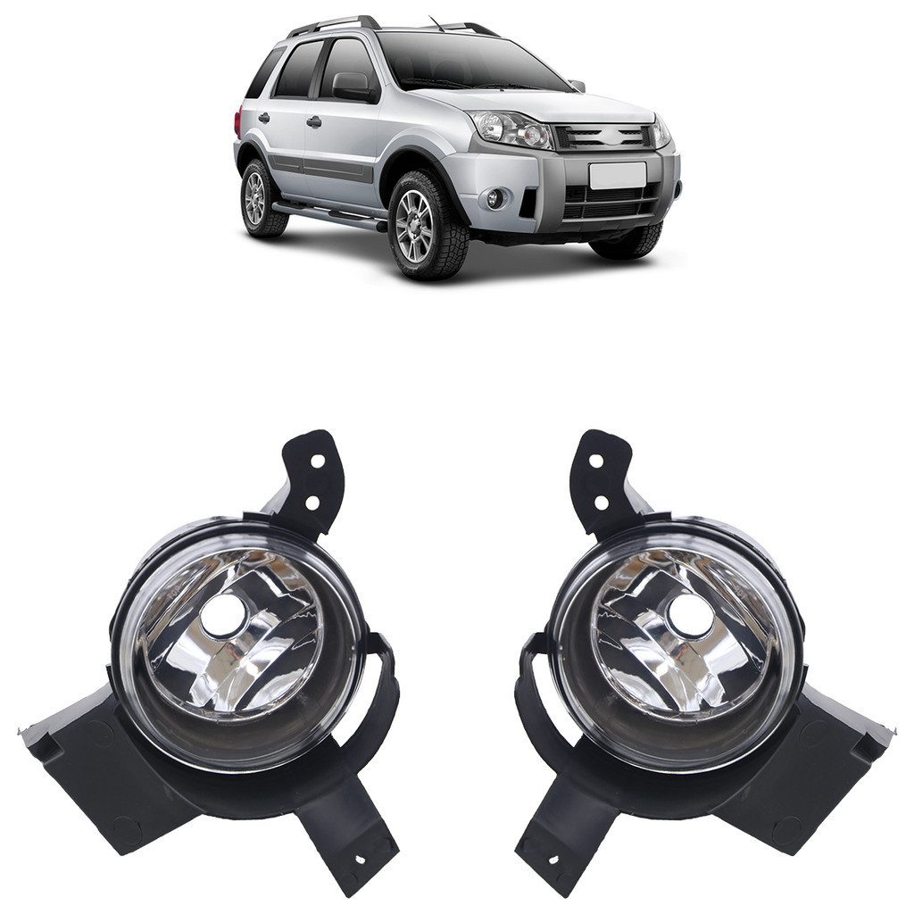 Farol de Milha Auxiliar Ecosport 2008-2012: Iluminação Perfeita