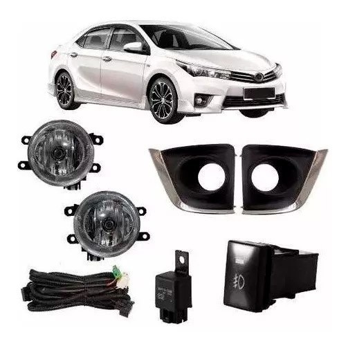 Farol de Milha Corolla 2014-2017: Kit Completo!