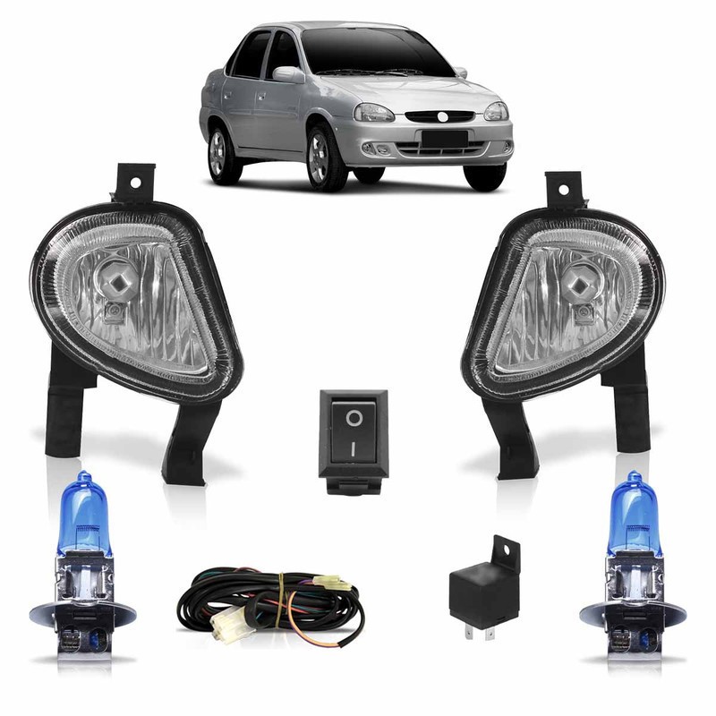 Farol de Milha Corsa Classic: Ilumine Sua Estrada!