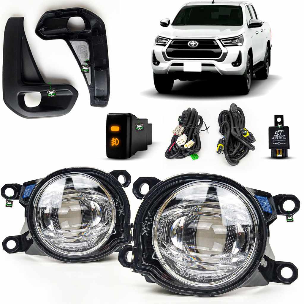 Farol de Milha Hilux 2021-2023: Visibilidade e Estilo