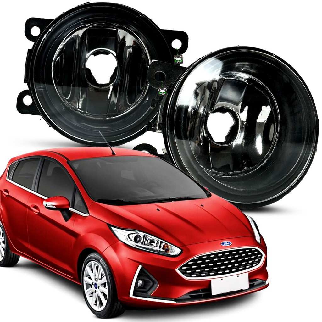 Farol de Milha New Fiesta: Aro Preto + Segurança!