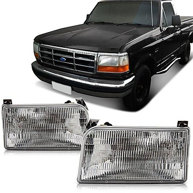 Farol F1000 97 98 99 Cromado – Segurança e Estilo no Seu Ford