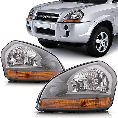 Farol Hyundai Tucson 2004 a 2017: Segurança e Estilo com Pisca Âmbar