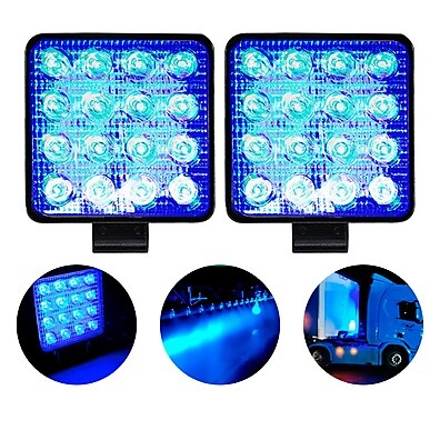 Farol LED Azul Agrícola: Visão Perfeita!