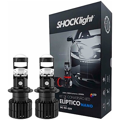 Farol LED Nano: Iluminação Potente e Segura