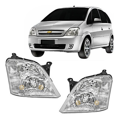 Farol Meriva: Iluminação e Estilo Cromado