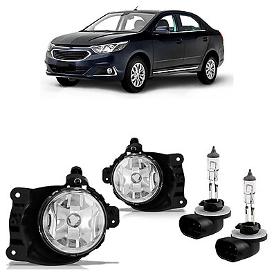 Farol Milha Auxiliar Cobalt 2011-2020 com Lâmpada Halógena H27