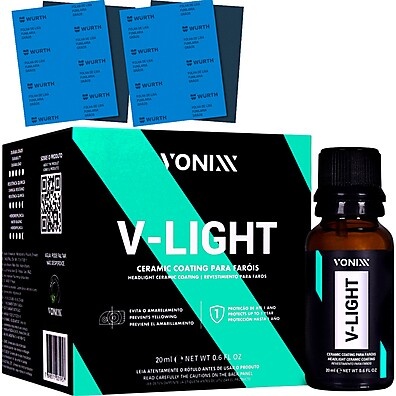 Farol Novo Já: Kit Polimento Vonixx V-Light 20ml