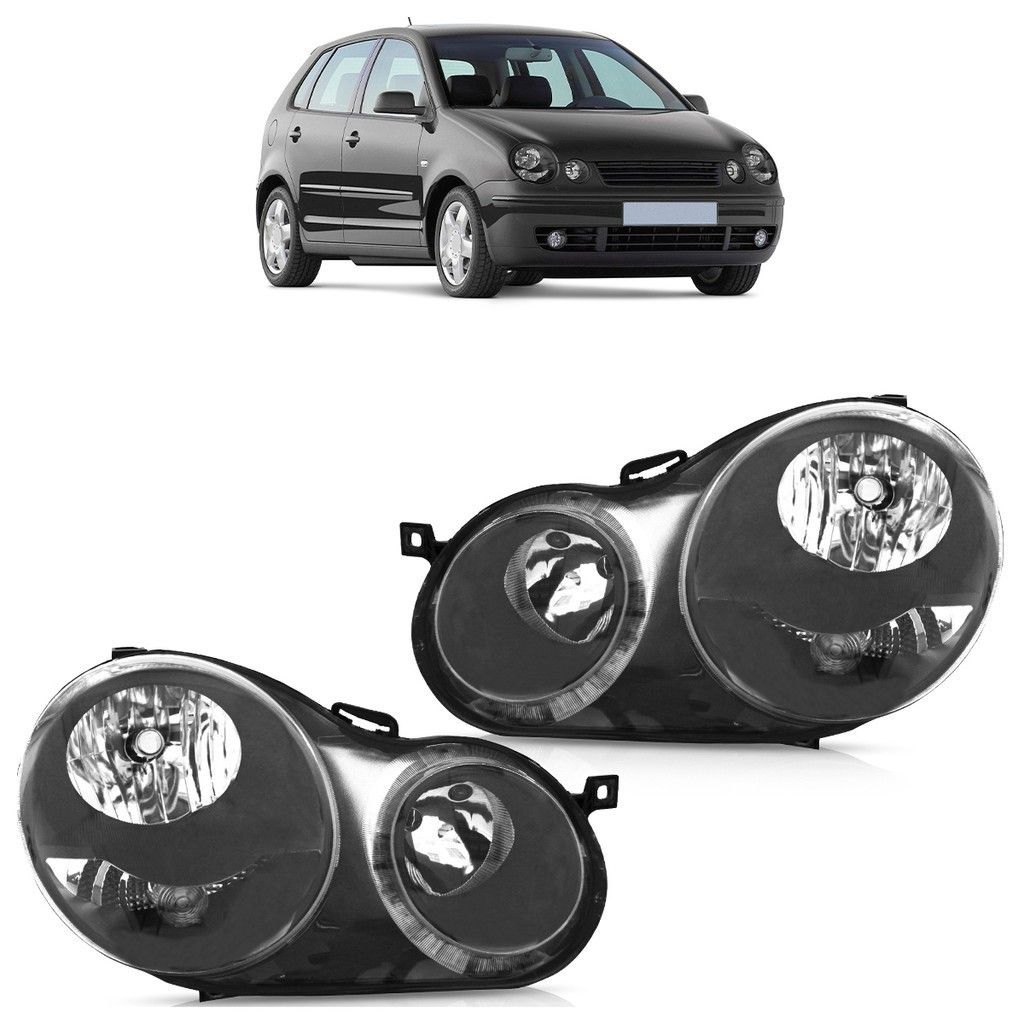 Farol Polo 2003-2006: Máscara Negra e Foco Duplo