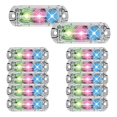 Farol RGB AJK: Iluminação Personalizada 6W