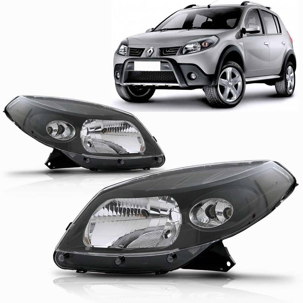 Farol Sandero: Máscara Negra para Mais Estilo e Segurança