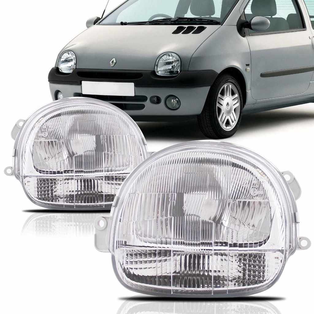 Farol Twingo: Iluminação e Estilo Cromado