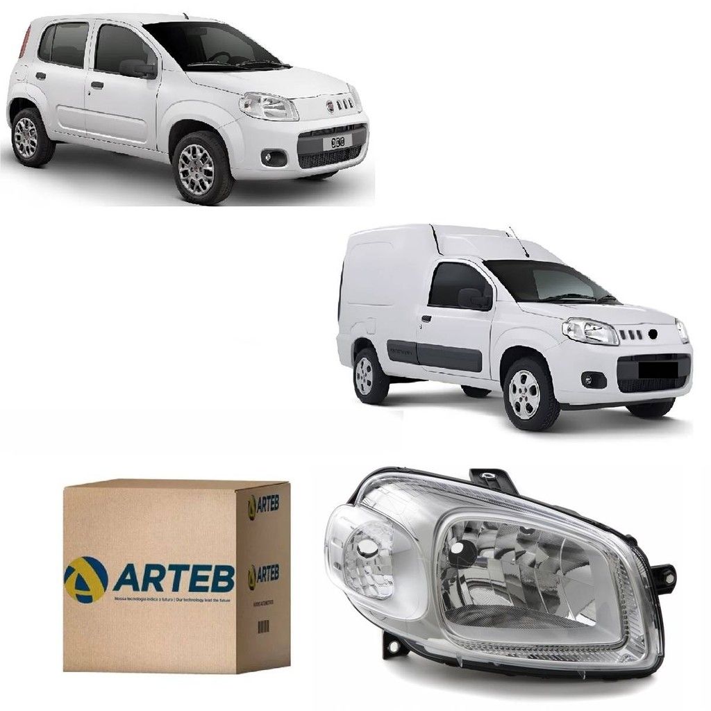 Farol Uno Way/Vivace/Fiorino: Ilumine com Arteb!