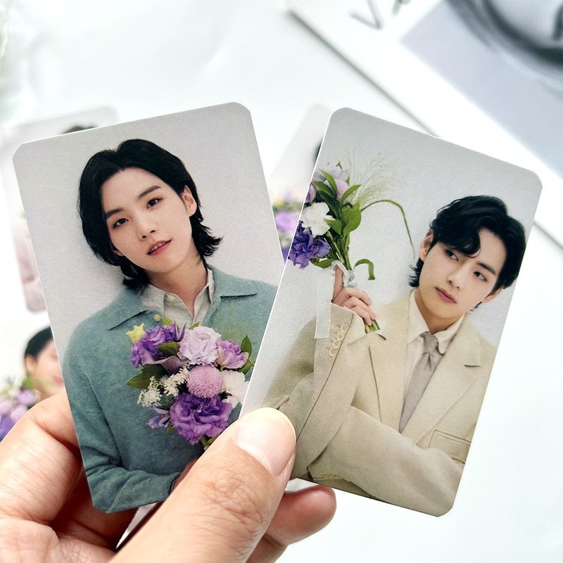 Cartões Postais Kpop V Jimin Jungkook: Coleção Exclusiva para Fãs!