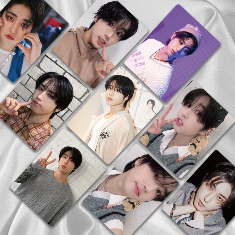 Stray Kids HAN Photocard Holograma 50 Pçs – Coleção Luminosa para Fãs