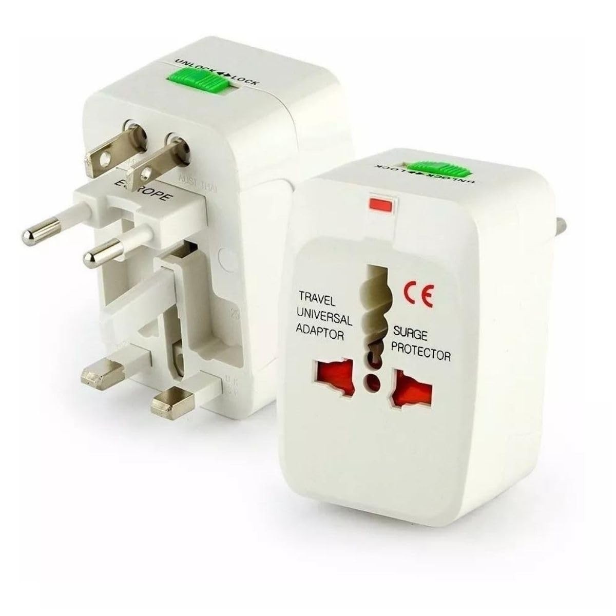 Adaptador de Tomada Universal 150 Países - Viagem Bivolt Premium FastJoy