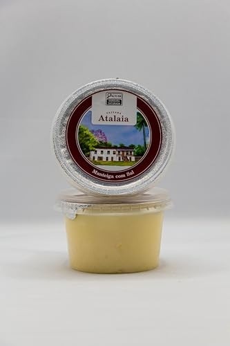 Manteiga Artesanal Atalaia com Sal, 220g, Produção Fazenda Atalaia