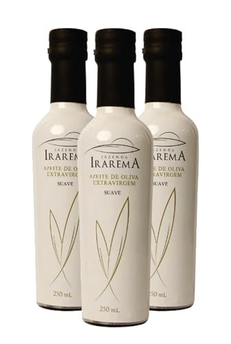 3 Azeites Premiados Extra Virgem Suave 250ml - Fazenda Irarema