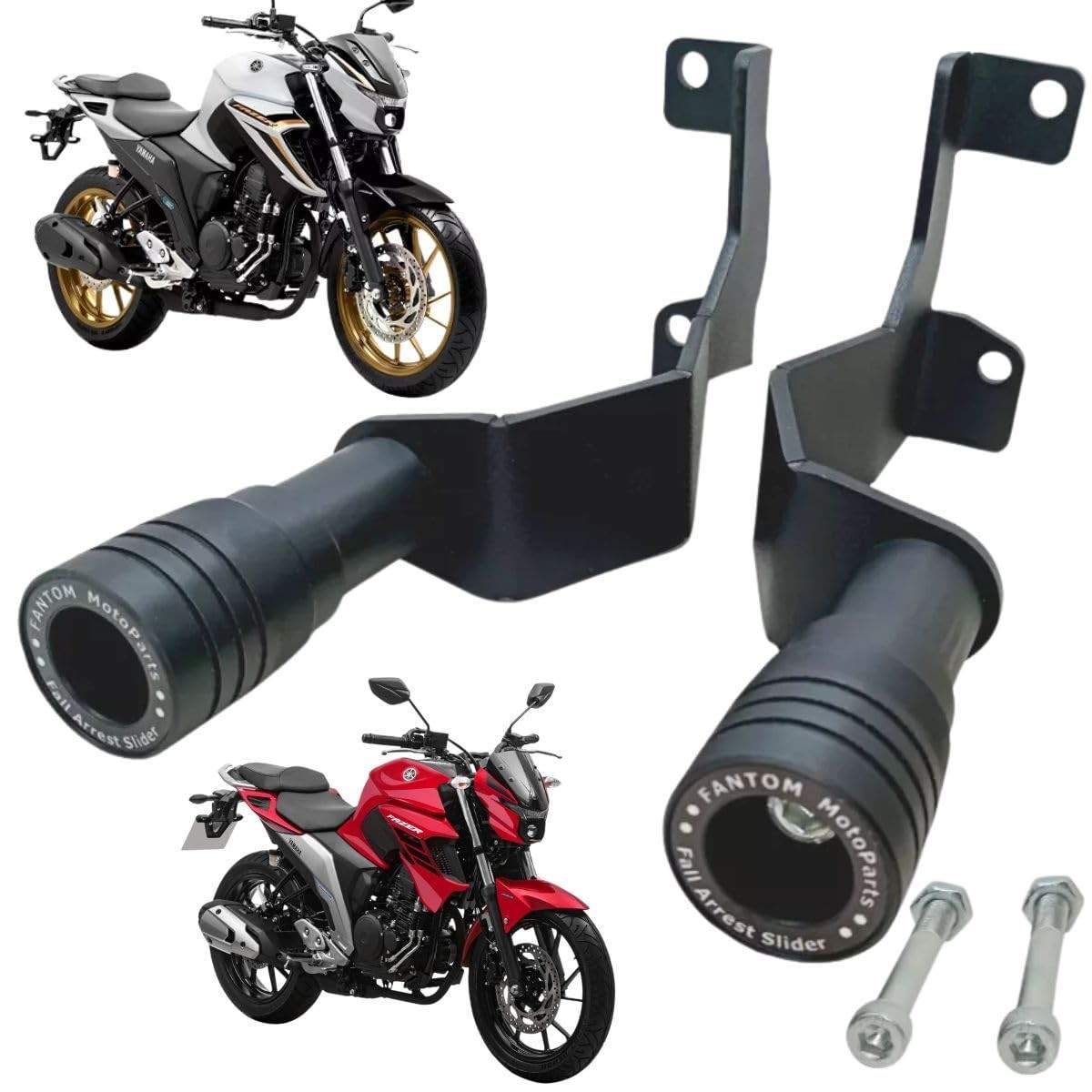 Protetor de Motor Slider Dianteiro FZ-25 Yamaha Fazer 250 (2018+) - Segurança e Estilo