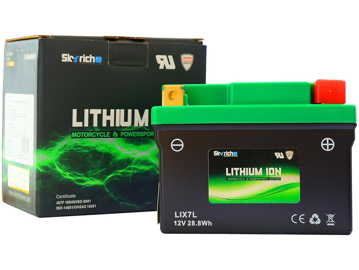 Bateria Lítio Skyrich LIX7L: Potência e Leveza para sua Fazer 250, Lander 250 e NX400 Falcon