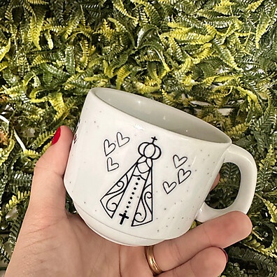 Caneca Religiosa Nossa Senhora Aparecida – Perfeita para Momentos de Fé