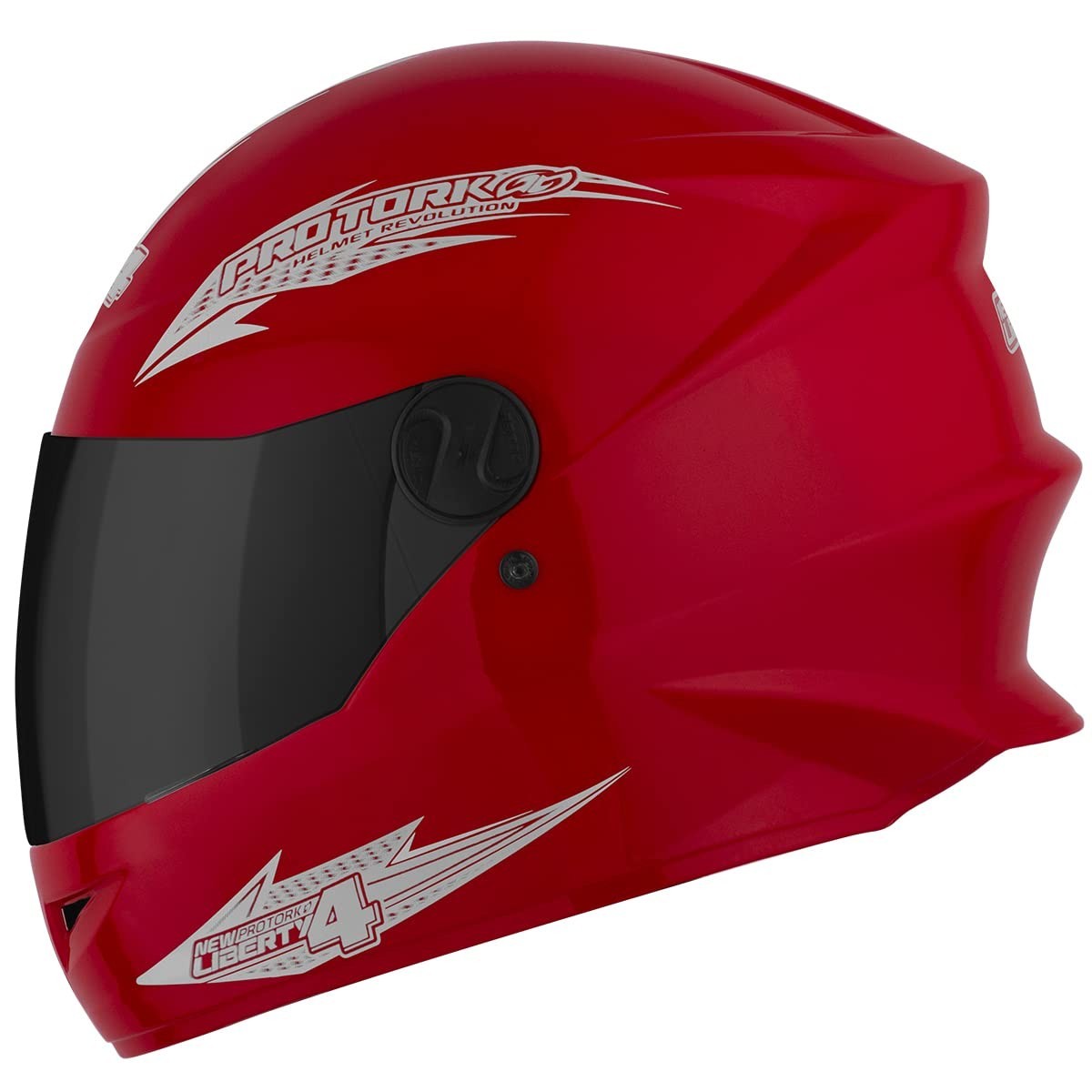 Capacete Fechado Pro Tork New Liberty 4 Solid Vermelho - Segurança e Estilo para Sua Pilotagem