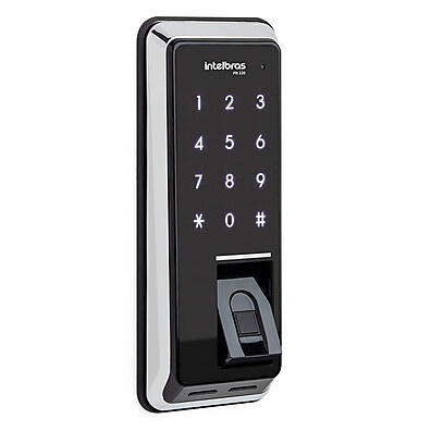Fechadura Digital Intelbras FR220 com Biometria e Touch Screen