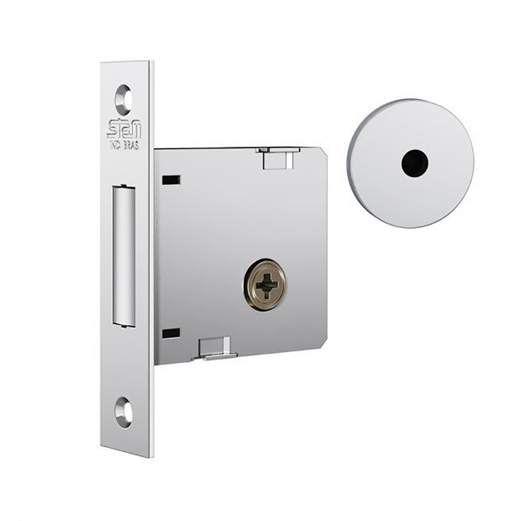 Fechadura Stam Tetra: Segurança Inox para sua Porta