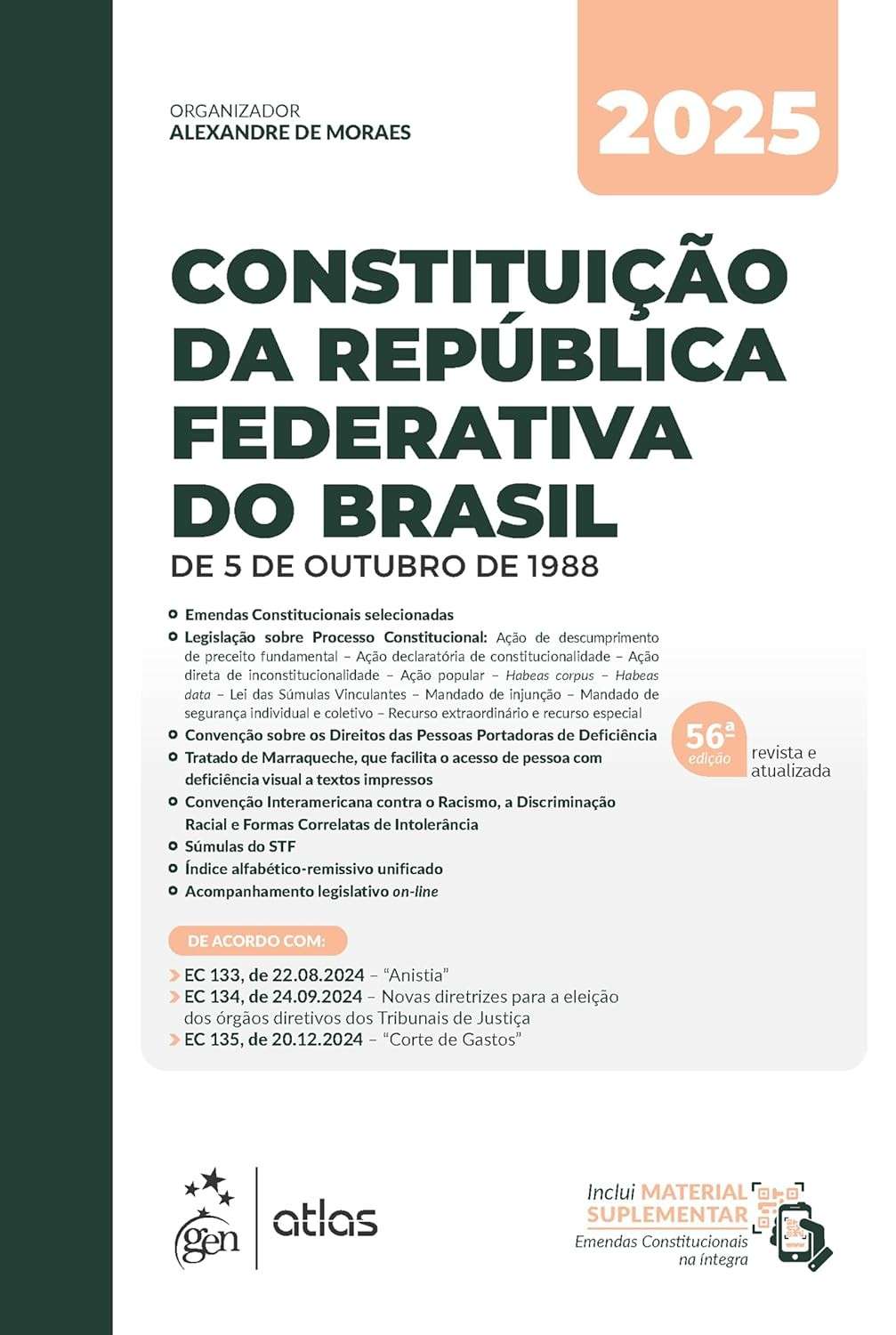 Constituição da República Federativa do Brasil - Edição 2025: Essencial para Juristas e Concurseiros