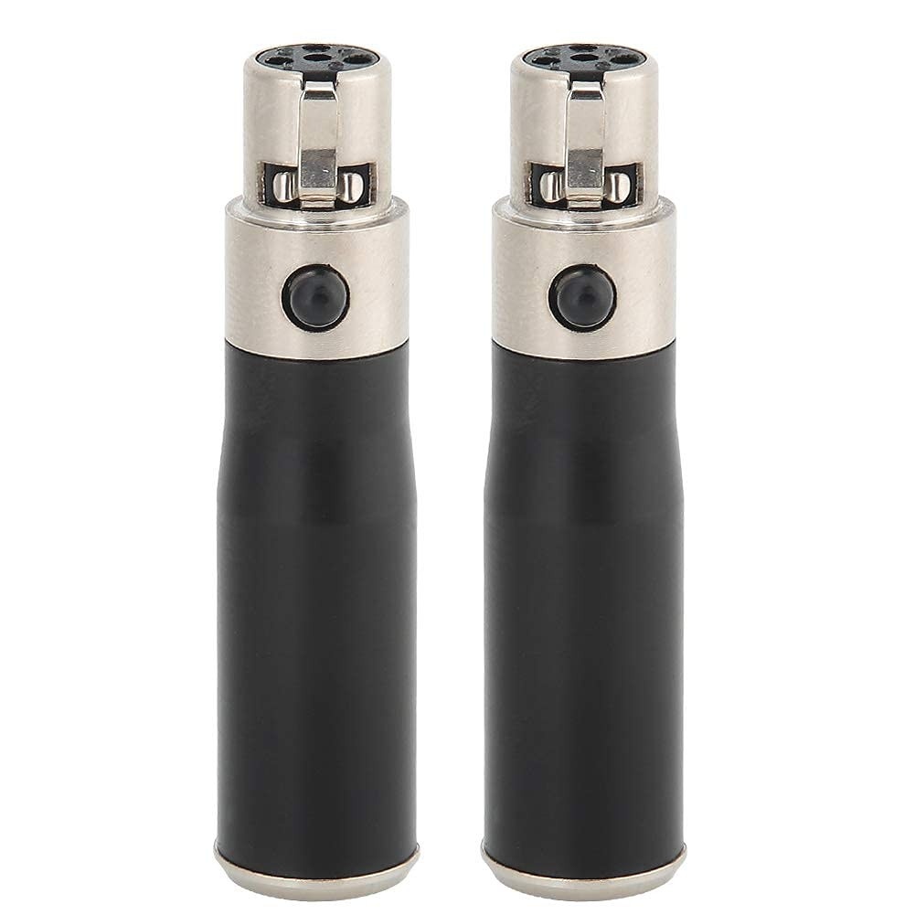 Adaptador Mini XLR 3 Pinos Fêmea para XLR Fêmea: Conexão de Áudio Profissional