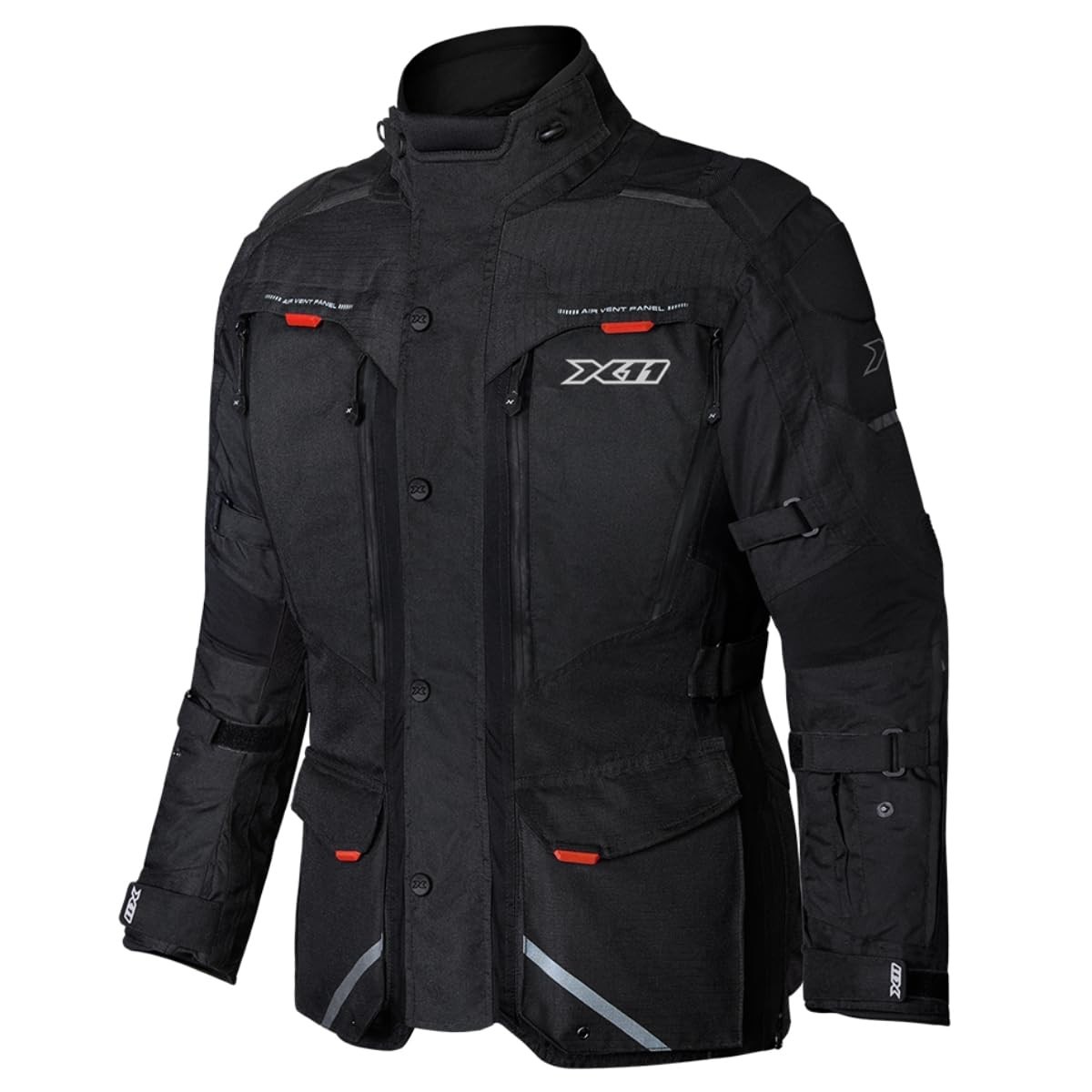 Jaqueta Travel 3 X11 para Motociclista Preta Masculino e Feminina